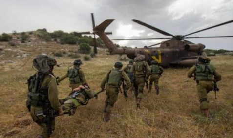 الجيش الاحتلال الإسرائيلي يجري مناورة عسكرية  في “ساحل عسقلان”