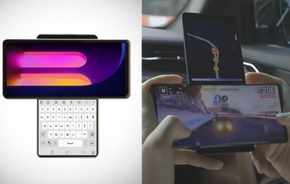 LG wing  بتصميم فريد بشاشة مزدوجة على شكل حرف T من LG!!
